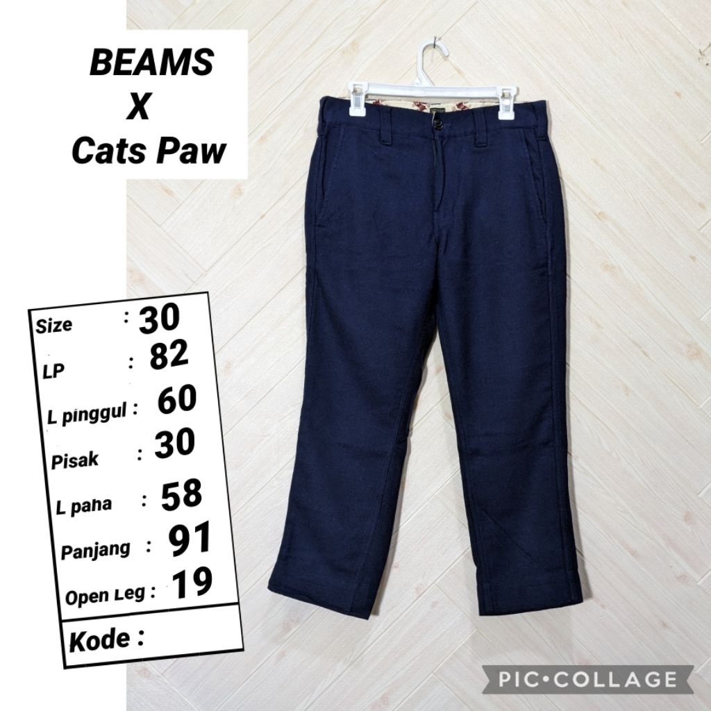 beams x cats paw celana cowok
