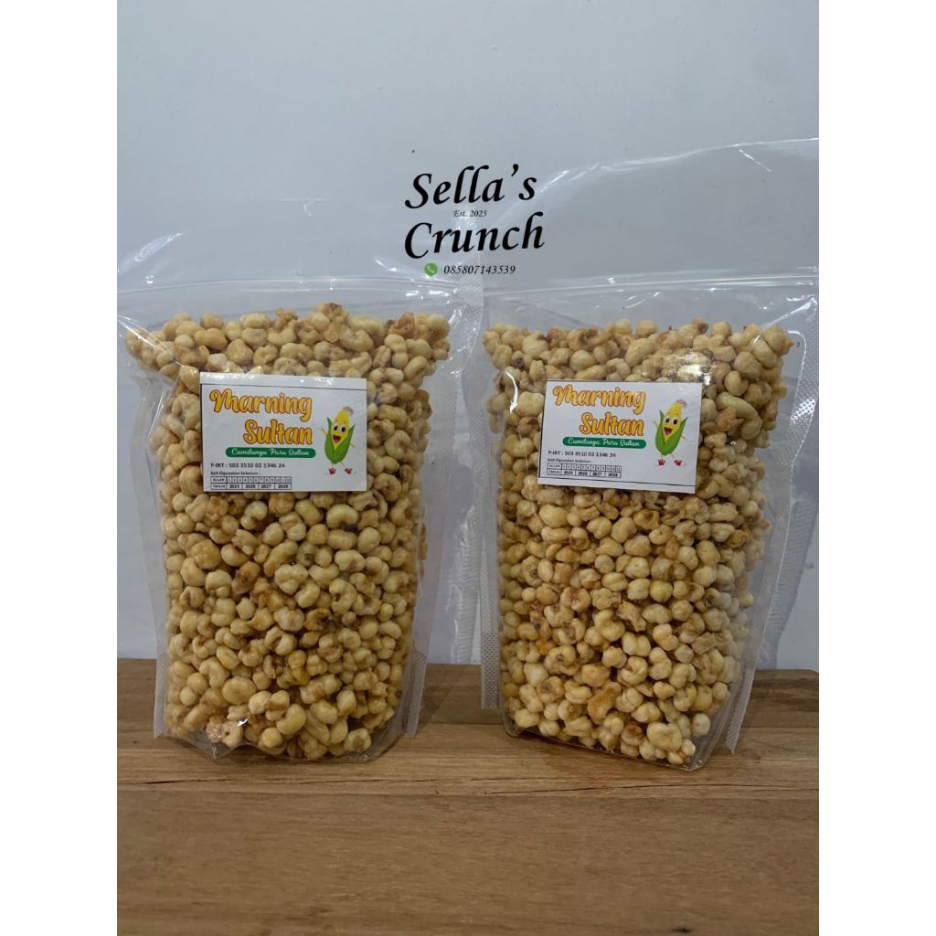 Marning Sultan - Jagung Asli Makassar Gurih Renyah Super Nagih