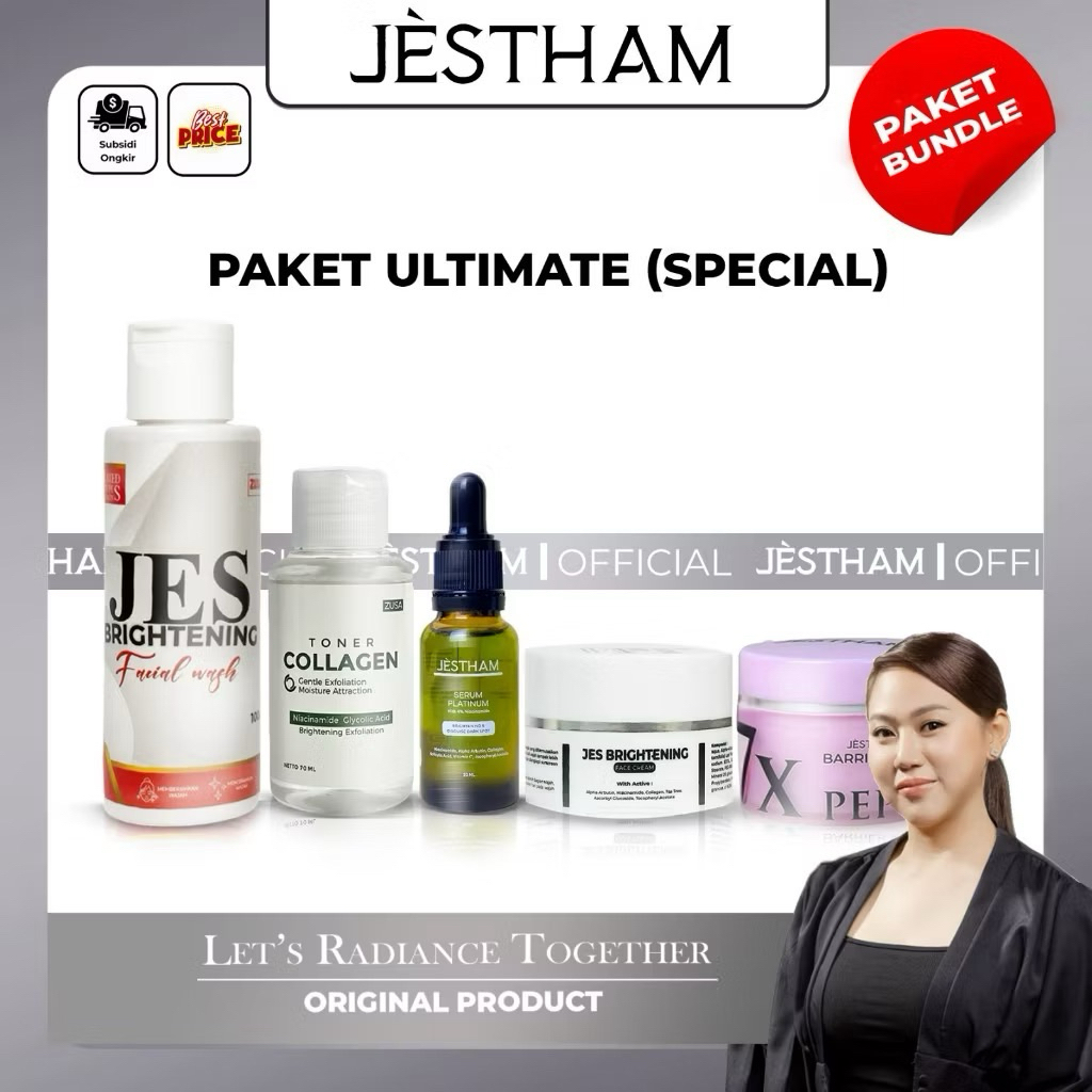 Ready!Jestham Paket Skincare Lengkap
