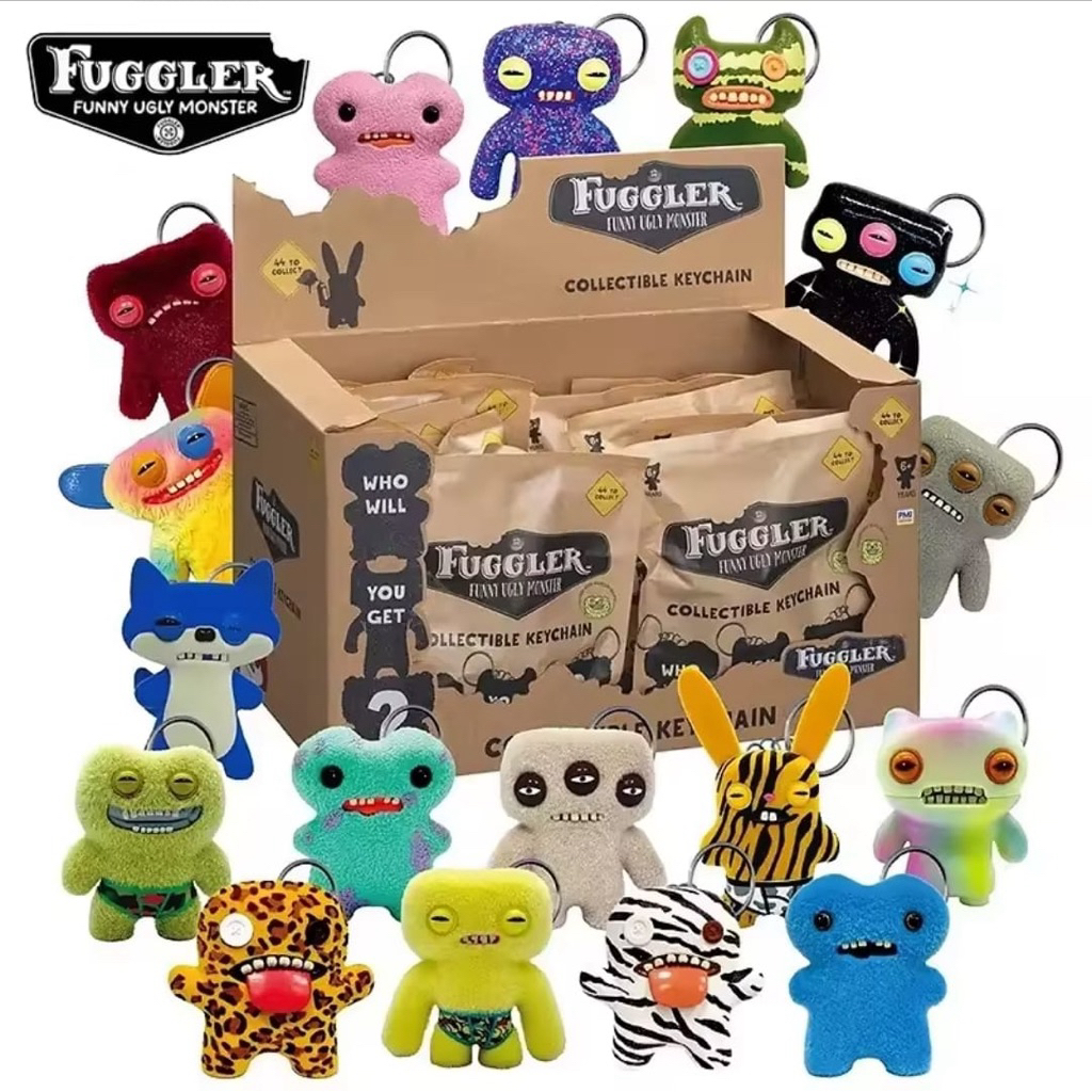 Blind Box Fuggler Surprise Bag Funny Ugly Monster Collectible Keychain