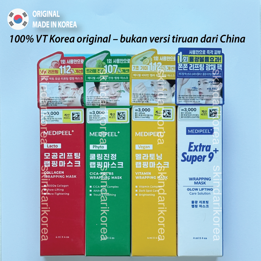 VIRAL MEDIPEEL WARPING MASK lacto dan vegan olive young asli dari korea collagen