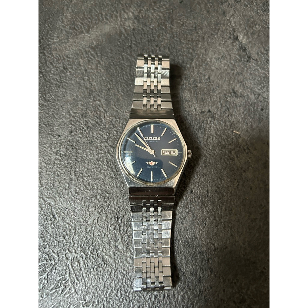 Citizen Automatic 21 Jewels Blue Dial