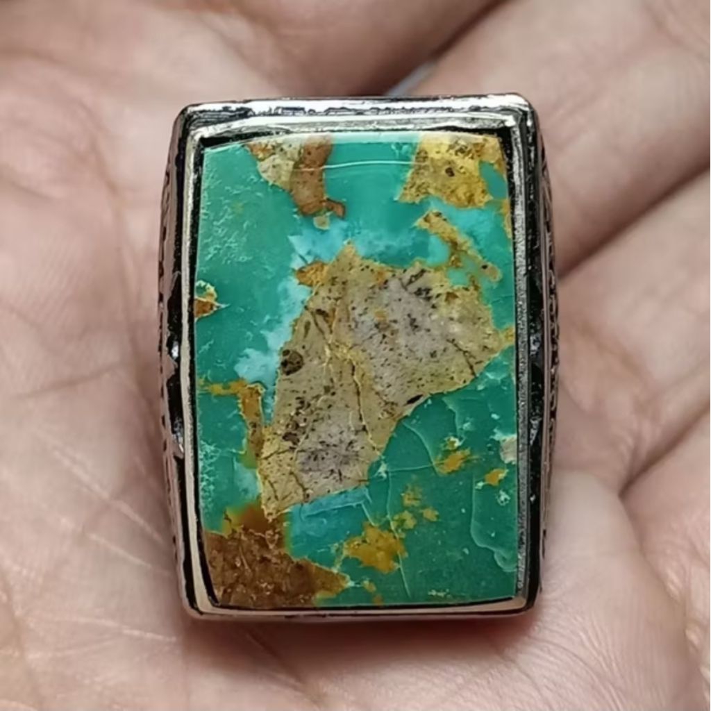 Pirus Persia ijo tosca serat emas Kotak