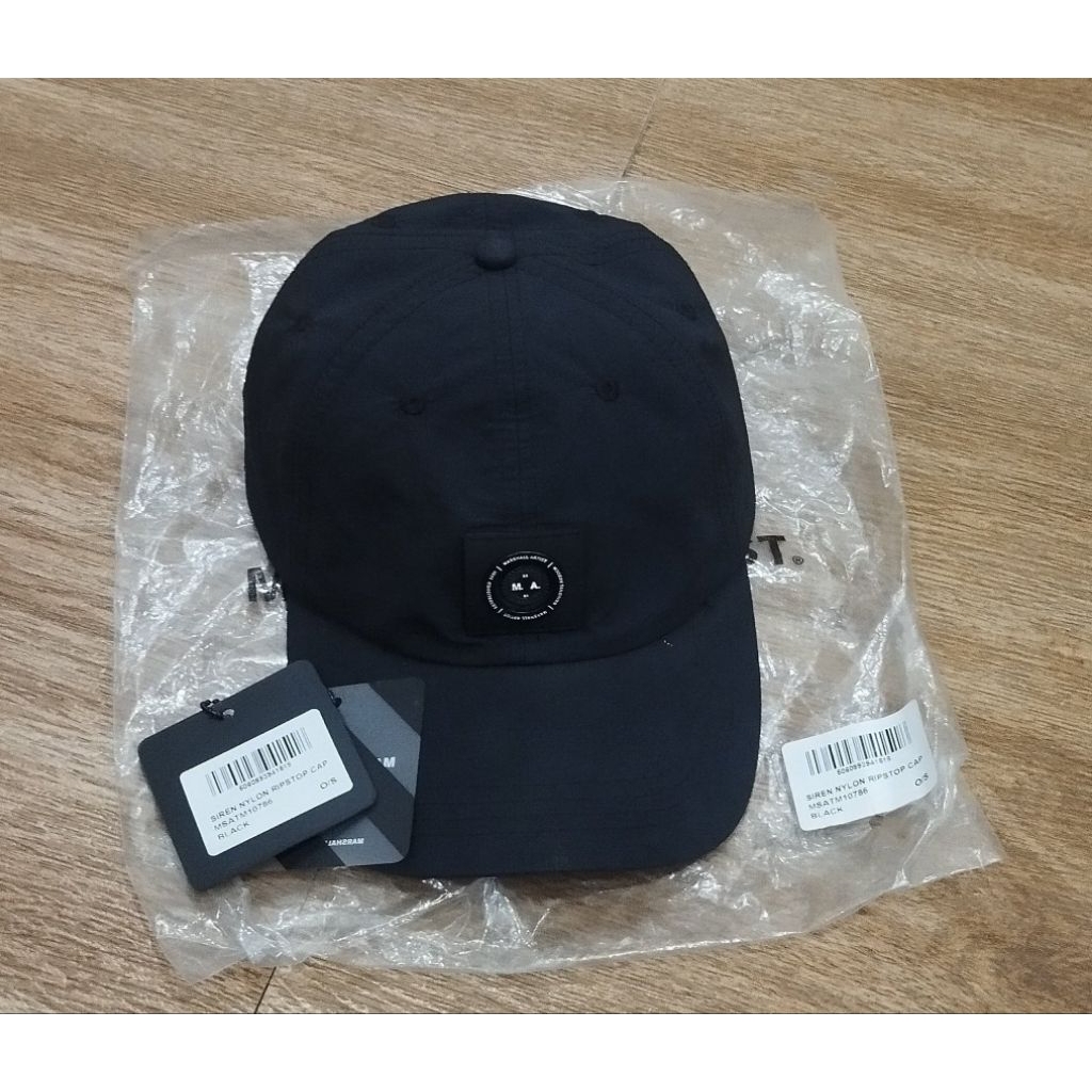 Marshall artist siren  nylon ripstop cap black