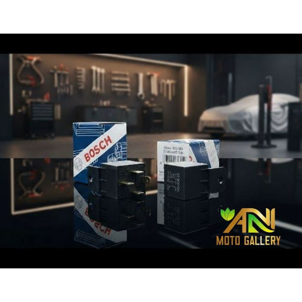 Relay Bosch 5 kaki 12 Volt