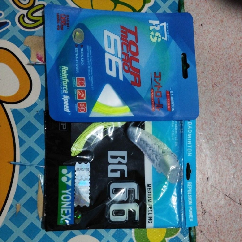senar Raket RS & Yonex BG 66