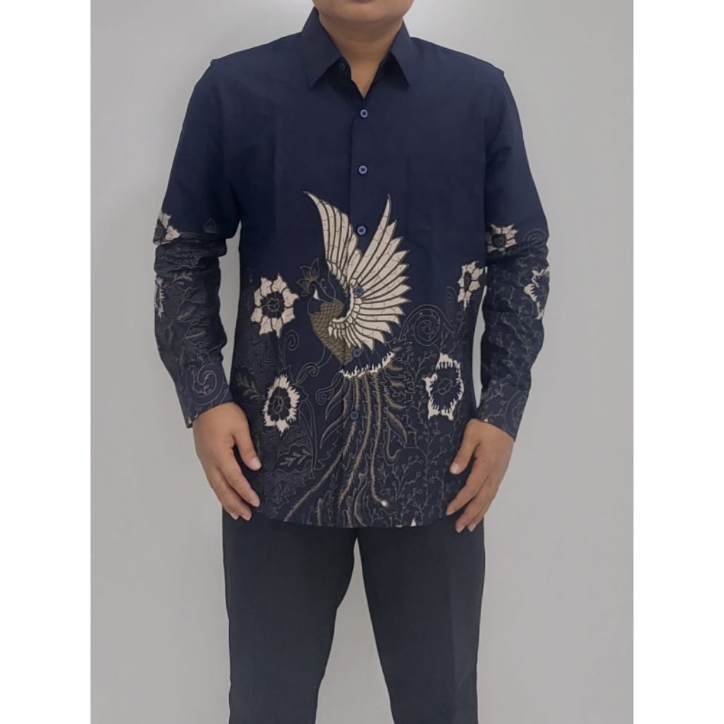 FIRENZE size M- XL KEMEJA PANJANG BATIK PRIA / KEMEJA BATIK COWOK / KEMEJA BATIK INDONESIA /  KEMEJA