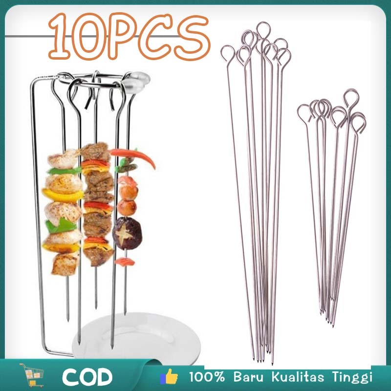 15cm/20cm Tusuk Sate Besi Tusuk Sate Stainless Steel Tusukan Sate Stainles Tusuk Sate Stanles