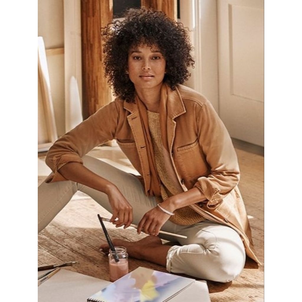 J.Jll - Jaket Katun Wanita – Outer Casual Panjang Premium Branded Sisa Export | XS S M L | Kode JJ