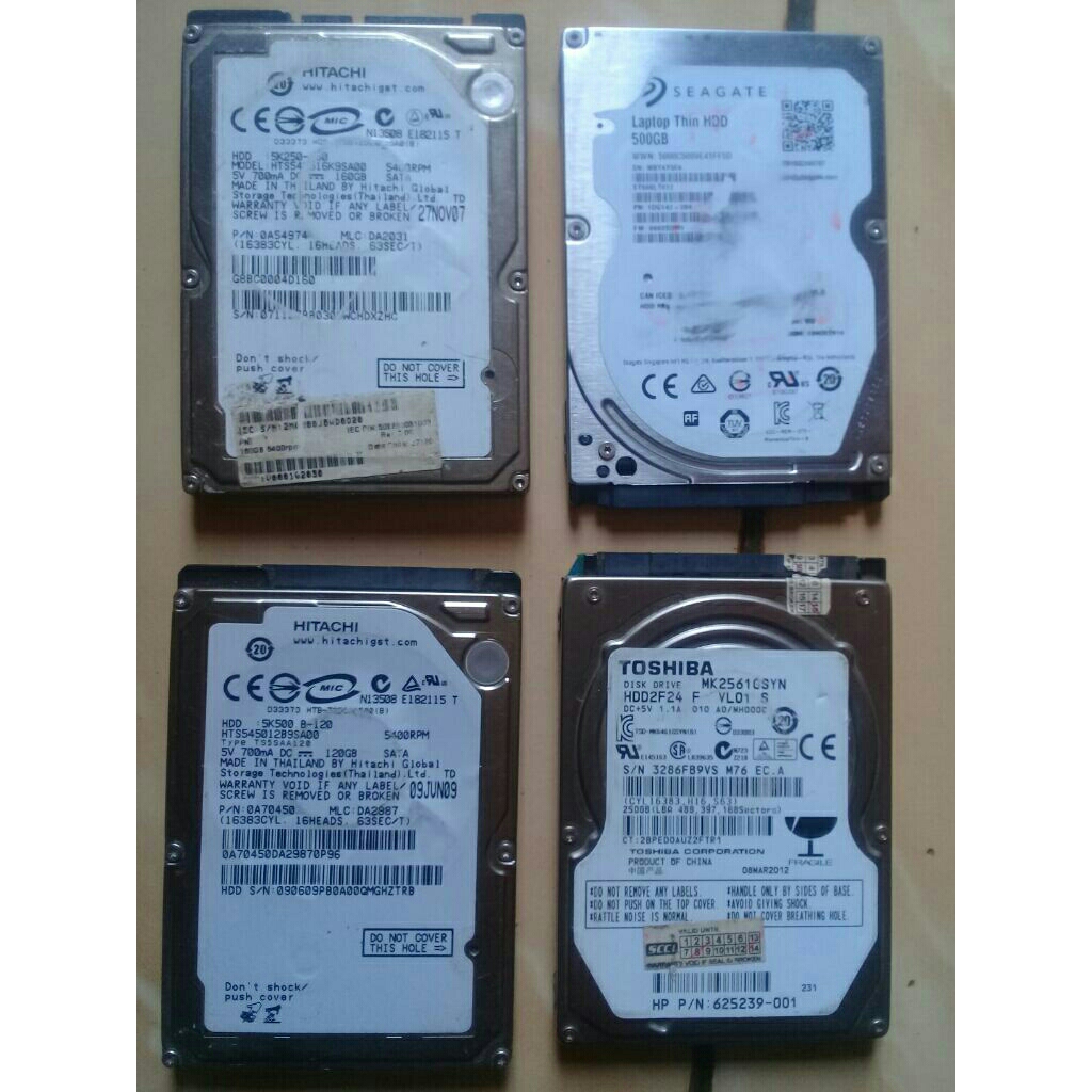 hardisk 2.5 rusak campur