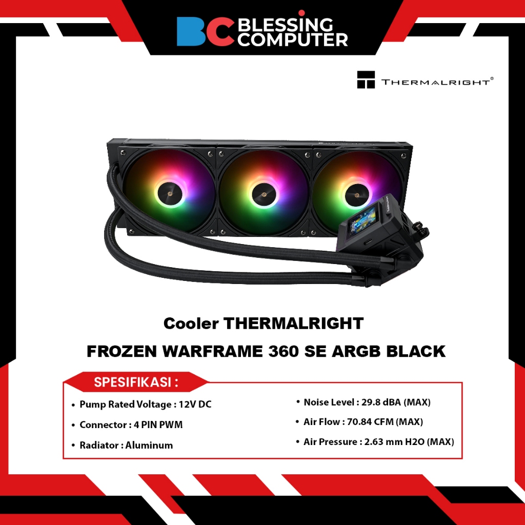 Cooler THERMALRIGHT FROZEN WARFRAME 360 SE ARGB BLACK