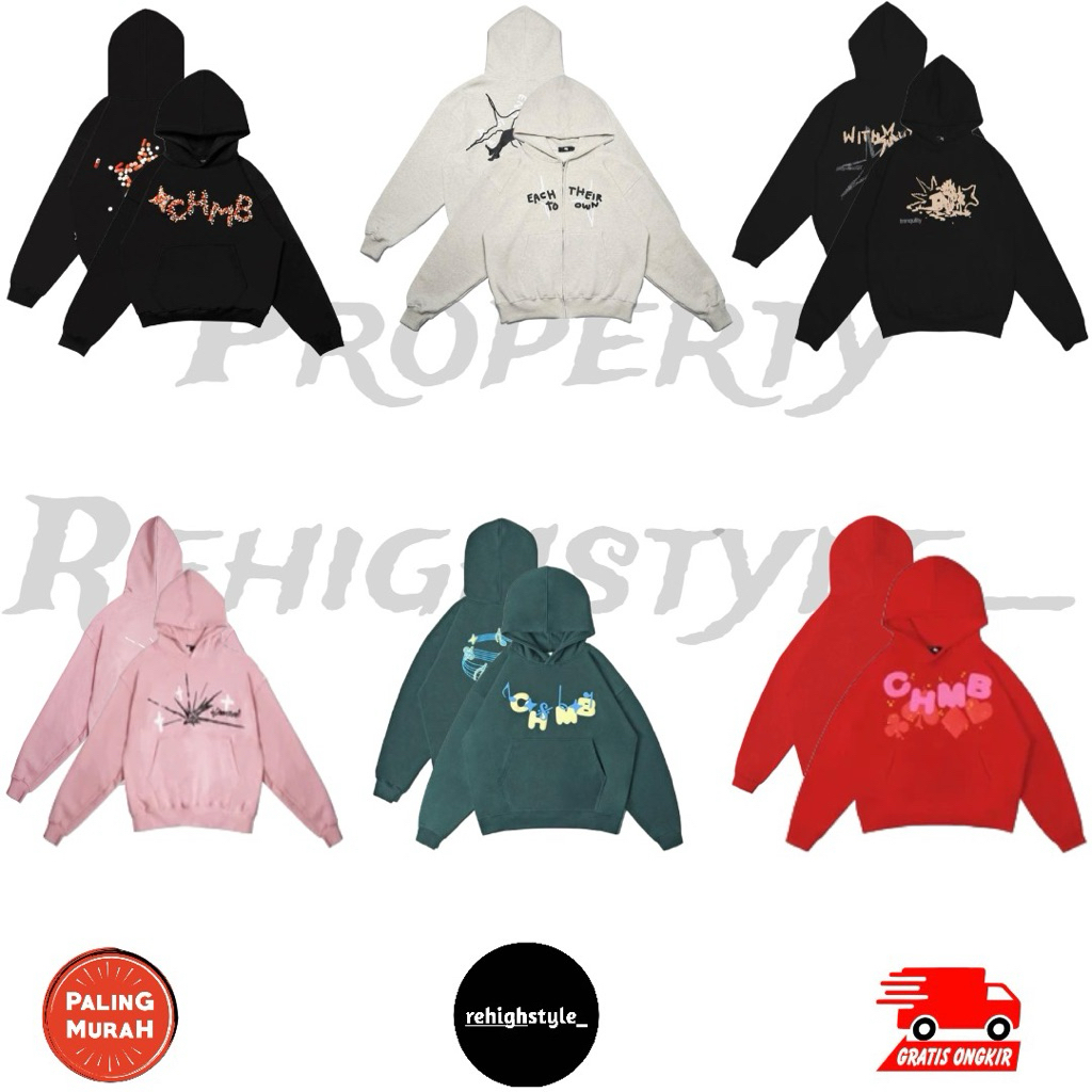 ZIP / HOODIE BOXY CHAMBREDELAVAIN ALL ARTICLES UNISEX