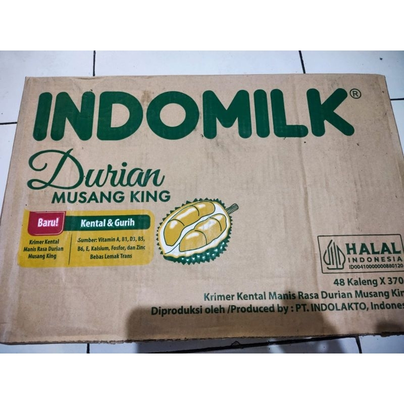 INDOMILK SUUS KENTAL MANIS RASA DURIAN 1 DUS 48 PCS