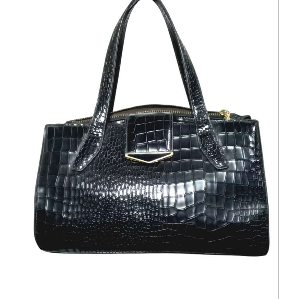 [Preloved]  TAS CROCO HITAM ELIZABETH