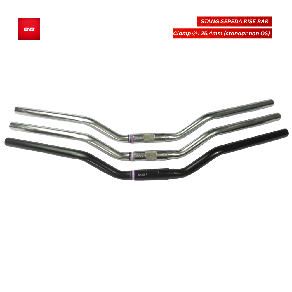 STANG SEPEDA RISEBAR - Rise Handlebar Stang Sepeda Federal Comutterbike Fixie Clamp 25,4mm (standar 