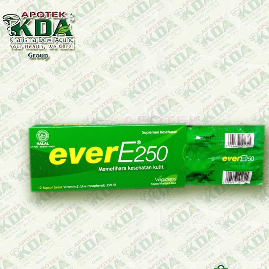 EVER E 250 IU ISI 12 KAPSUL | EVER E | EVER-E | VITAMIN E