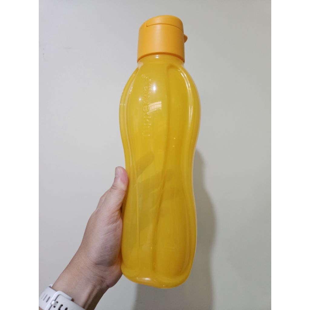 Tupperware eco bottle botol minum 1L tutup flip