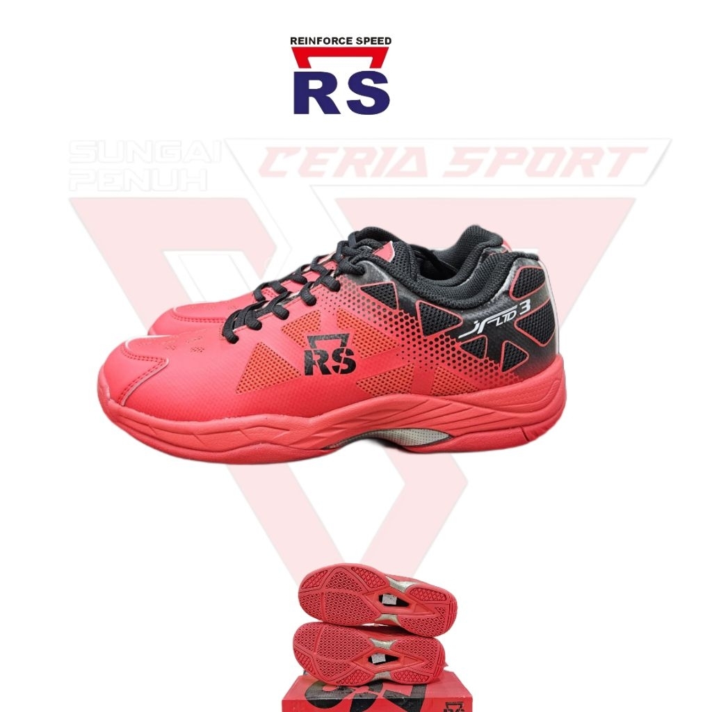 Sepatu Badminton RS JF LTD 3 (RED)