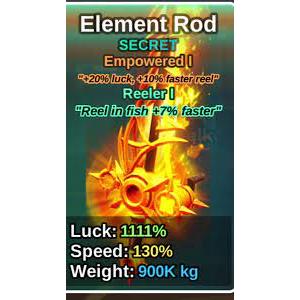 AKUN FISH IT PANCINGAN ELEMENT ROD + SINGULARITY + COIN