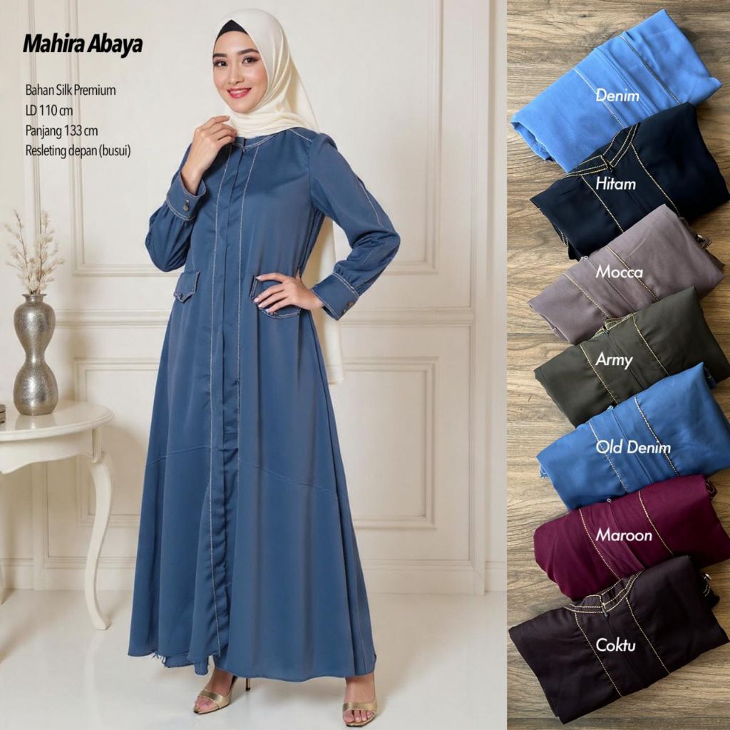 ABAYA MAHIRA / MAHIRA ABAYA / GAMIS MEWAH / GAMIS LEBARAN / ABAYA / JF FASHION