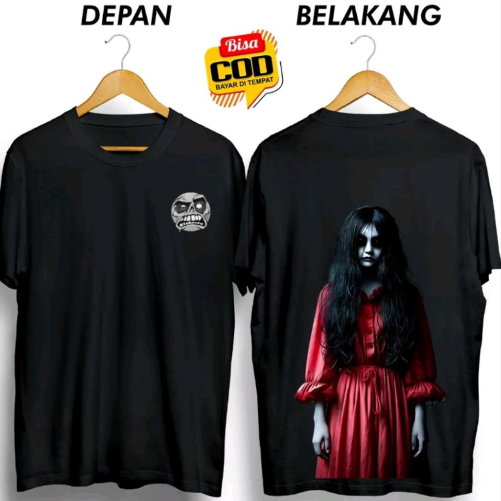 Kaos T-shirt KUNTILANAK MERAH Kaos Distro unisex