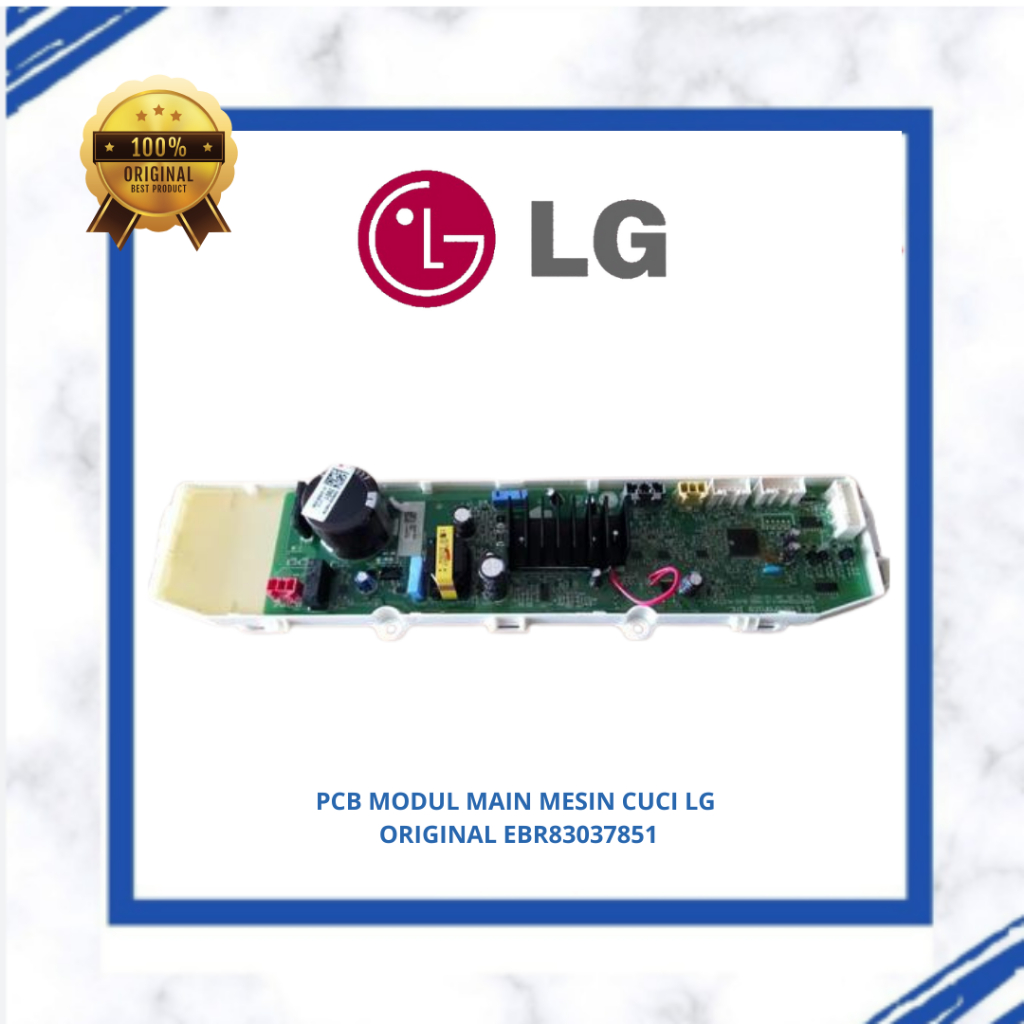 PCB MODUL MAIN MESIN CUCI LG T2311VS2M T2312VS2W T2313VS2M ORIGINAL EBR83037851