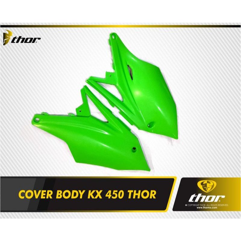 Cover Body Sayap Belakang Kx 250 Pnp Klx 450 Trail Plastik Thor