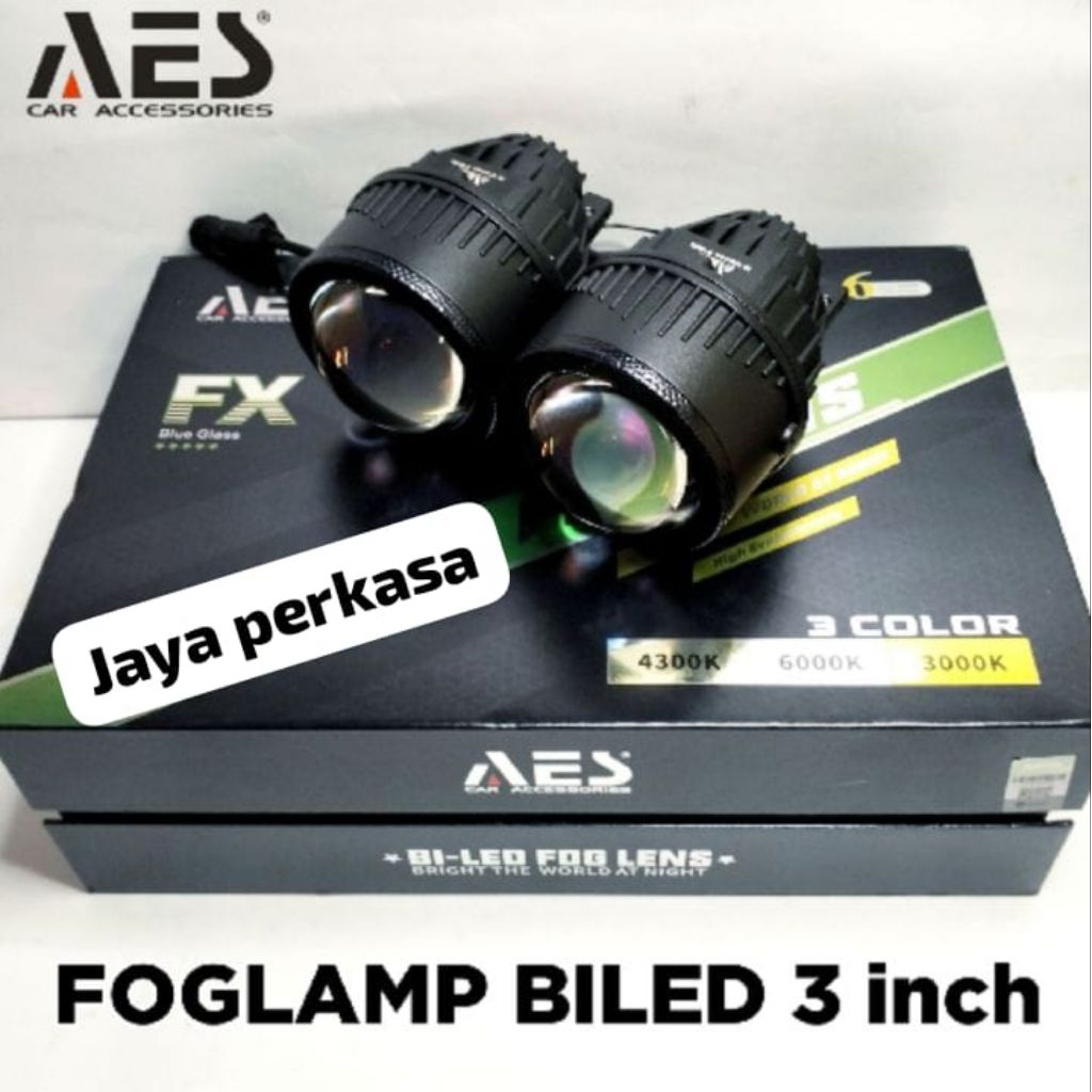 Paket kumplit Biled foglamp AES 3 inch termurah