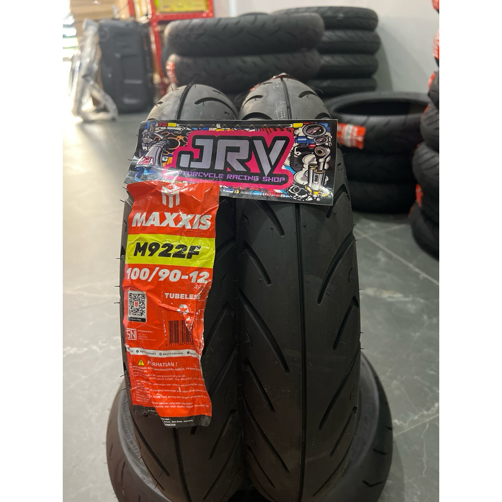 ban maxxis tubeless 100/90-12 M922F ring12
