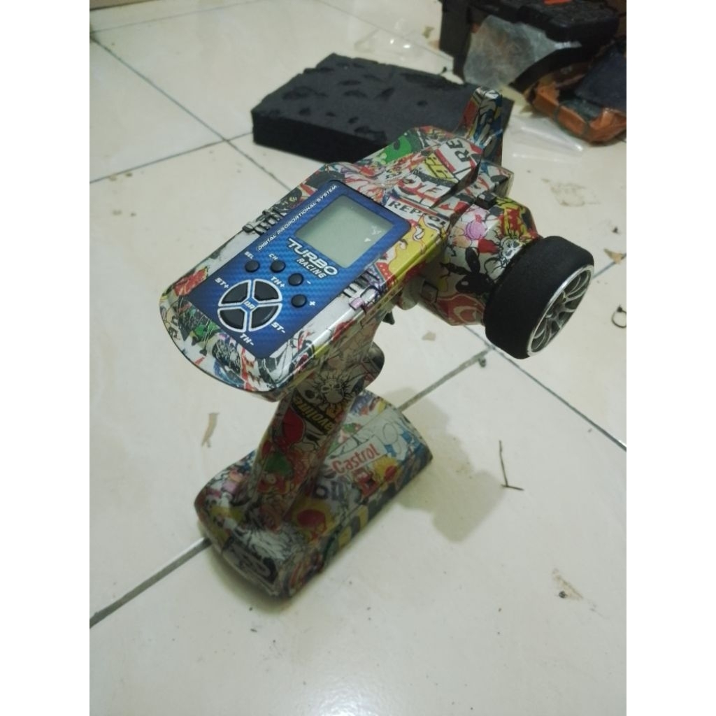 remote transmitter rc car turbo racing LCD tanpa receiver