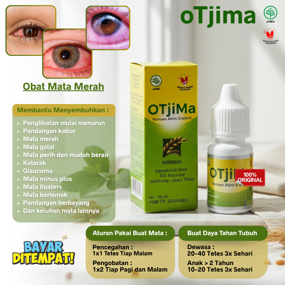 Tetes Mata Herbal Otem Otjima ORIGINAL Obat Mata Merah & Katarak