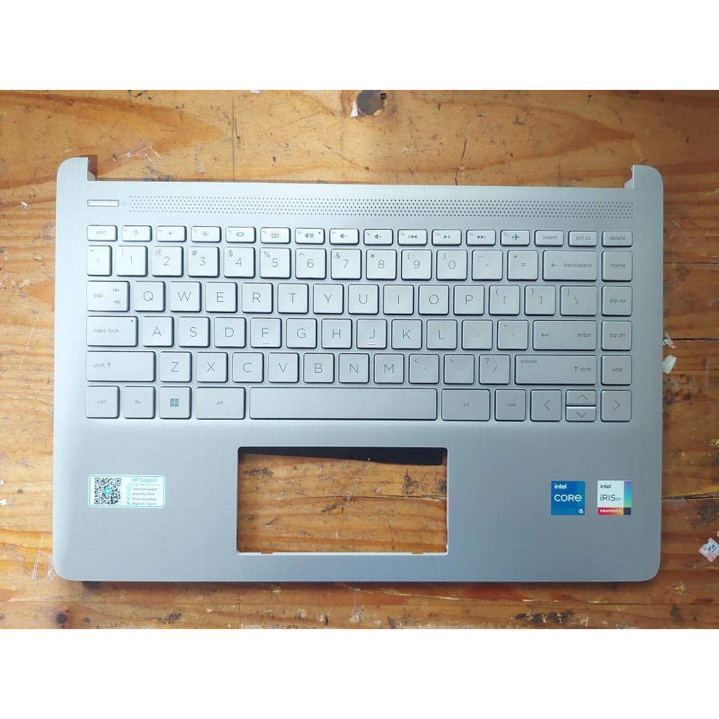 [SECOND ORI] Casing Tengah Laptop Palmrest Laptop HP 14 DQ 14S-DQ 14-FQ L88206-001 Keyboard Mati / E