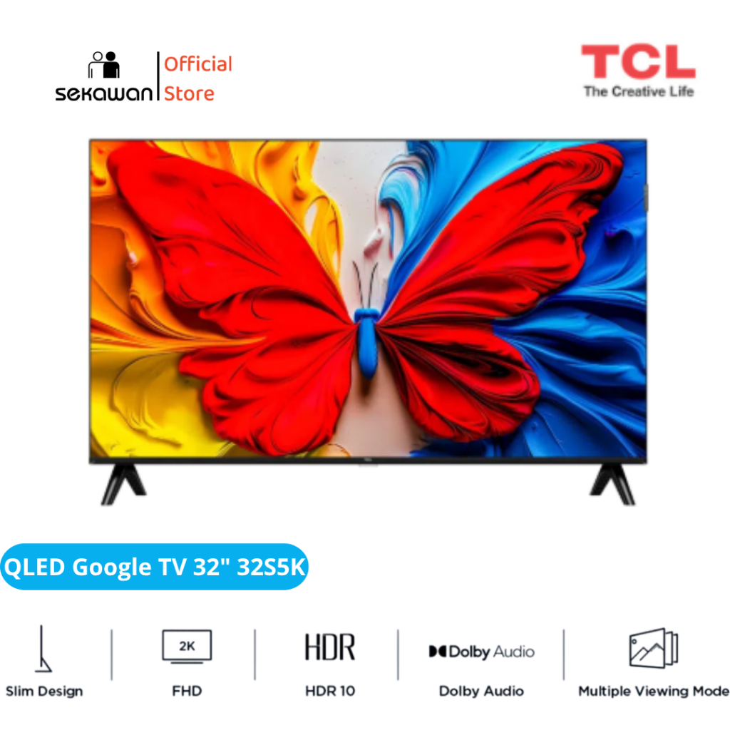 TCL QLED Google TV 32 Inch 32S5K