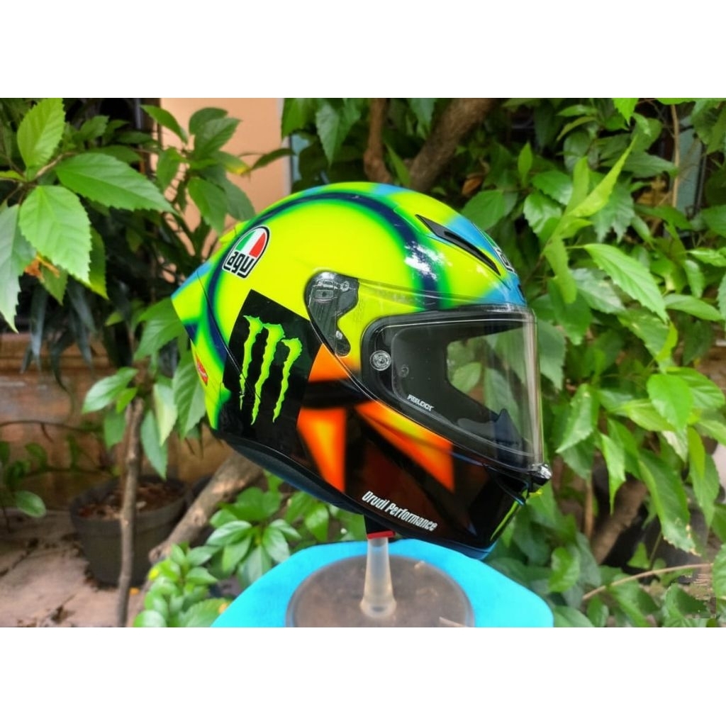 Helm Fullface Premium AGV Corsa R Custom GPRR Soleluna 2021