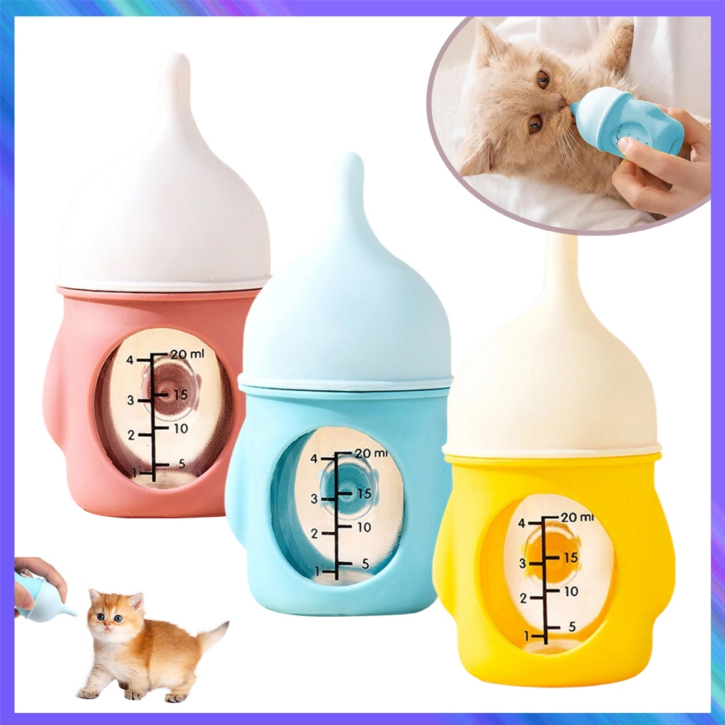 20ML Dot Kucing Susu Kucing Baru Pet Milk Bottle Botol Dot Anak Kucing Baru Lahir Botol