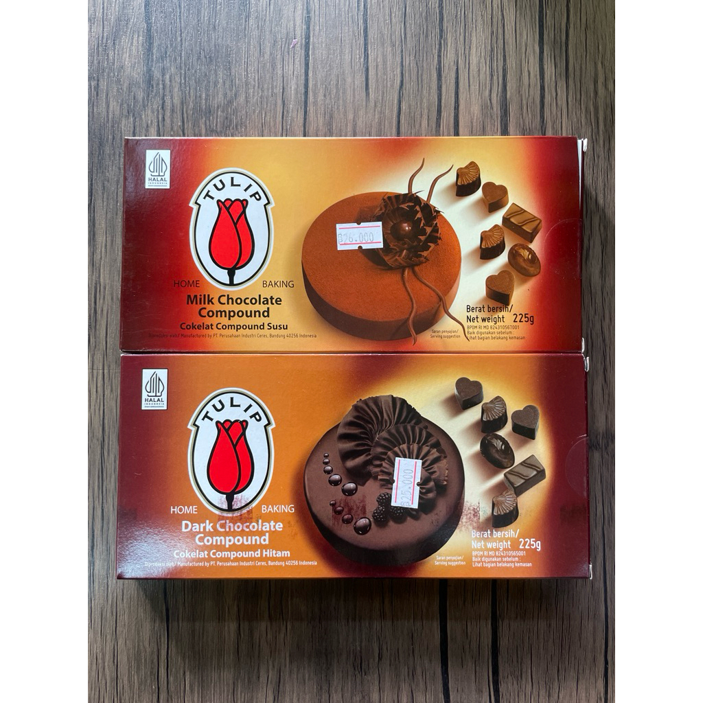 Tulip Coklat Batang 225g