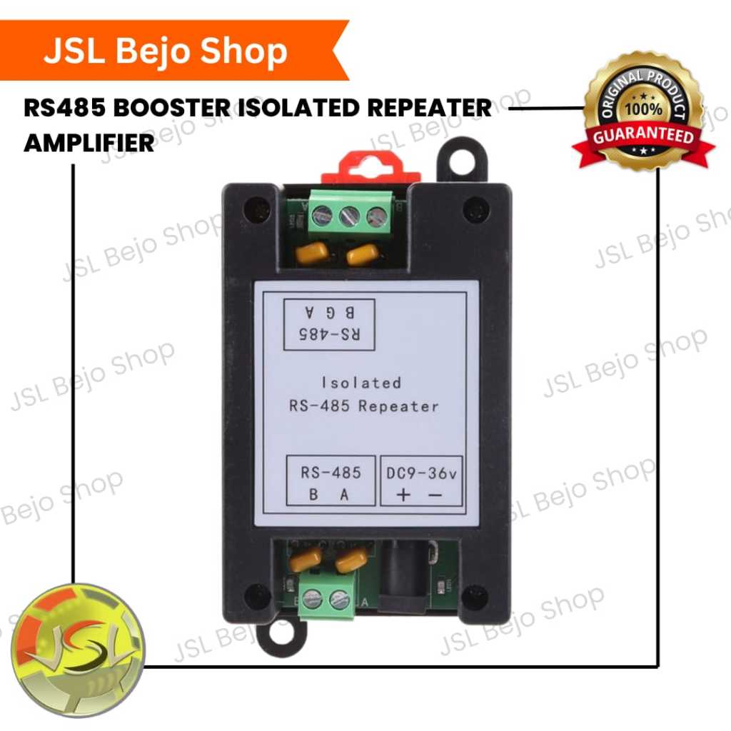 RS485 Isolated Repeater Booster 9–36V – Industrial Signal Amplifier Extender 1200m