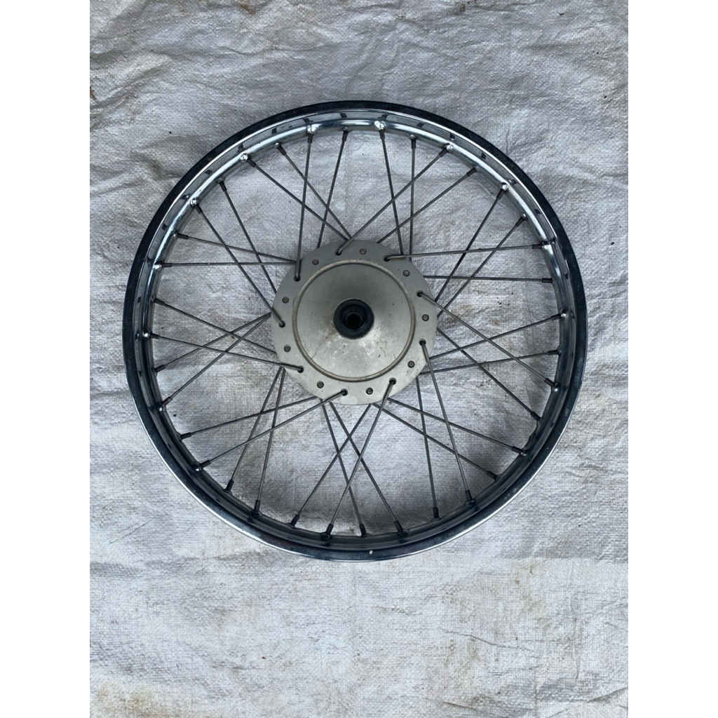 pelek velg roda depan teromol tromol non cakram supra fit new karisma kirana supra x 125 lama old or