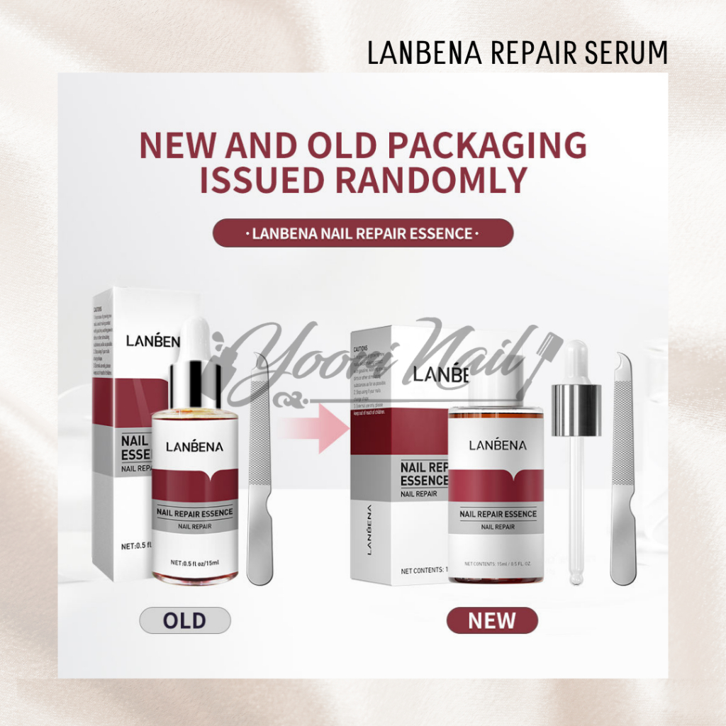 Lanbena nail repair serum kuku berjamur vitamin kuku rusak