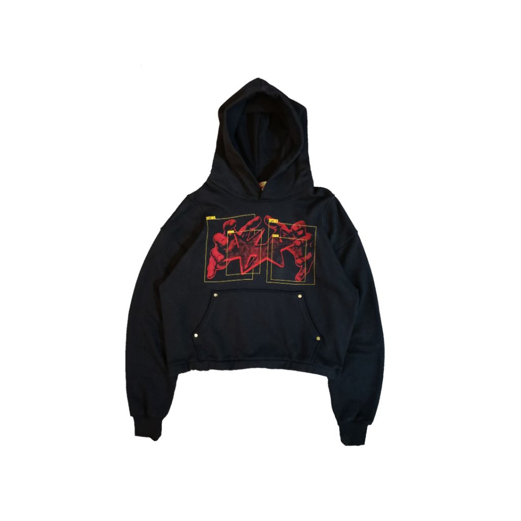 mercie SCAN HAND BOXY HOODIE