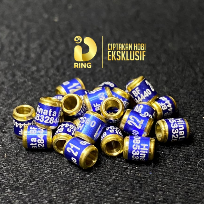 iD Ring | Custome Ring Burung Pleci, Sogon, blackthroat | Ring Burung Ukuran 2,5 & 2,7 mm
