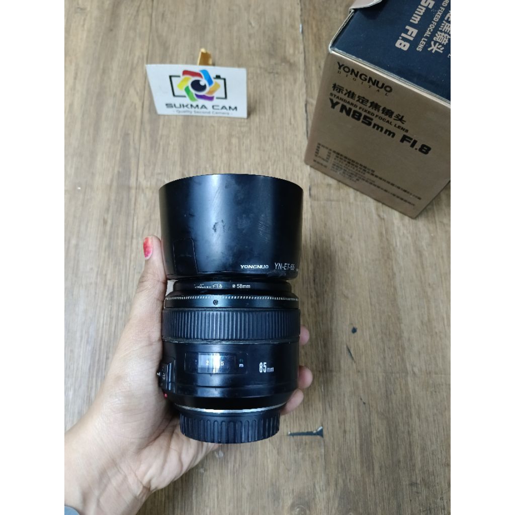 LENSA YONGNUO YN 85MM F1.8 FOR CANON