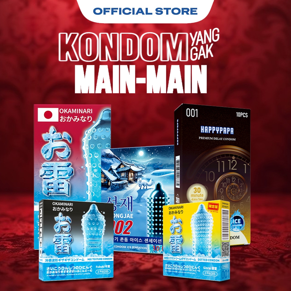 Kondom Gerigi Tebal - Kondom 001 Tahan Lama - Japan Quality