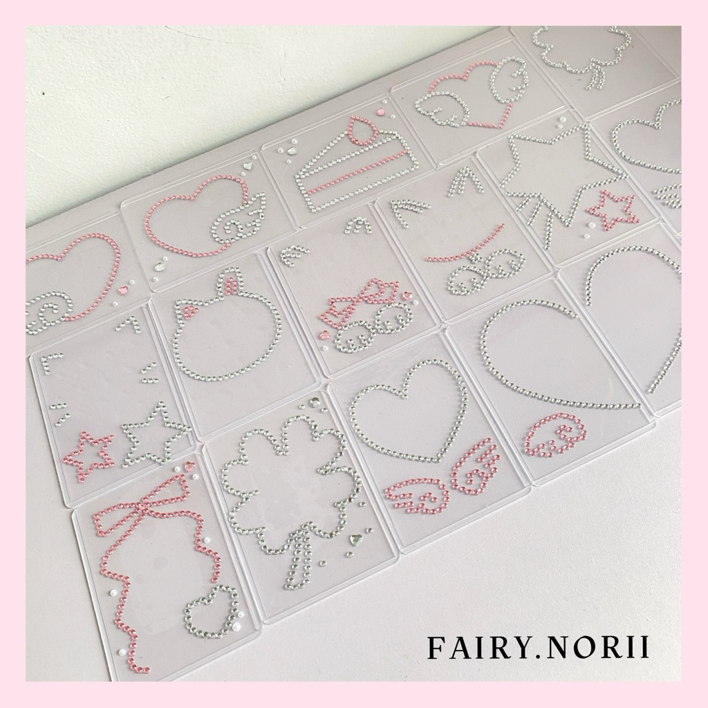 TOPLOADER STICKER DECORATION || TOPLOADER RHINESTONE DECO || PHOTOCARD DECO