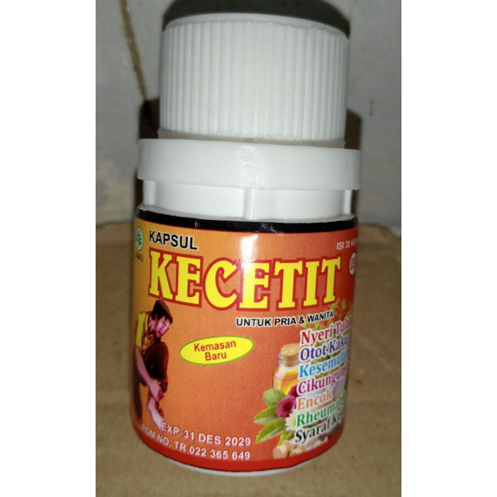 kapsul kecetit isi 30 jozzz