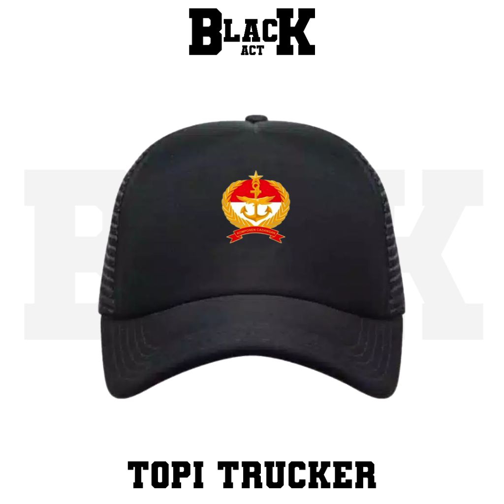 TOPI TRUCKER KOMCAD KOMPONEN CADANGAN TNI KC