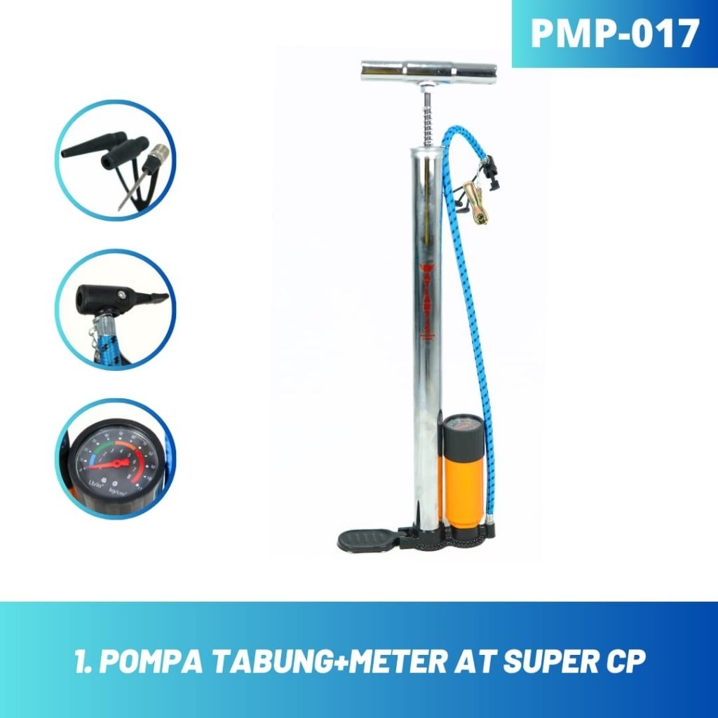 POMPA BAN SEPEDA ATLANTIS ODESSY POMPA MOTOR POMPA BOLA