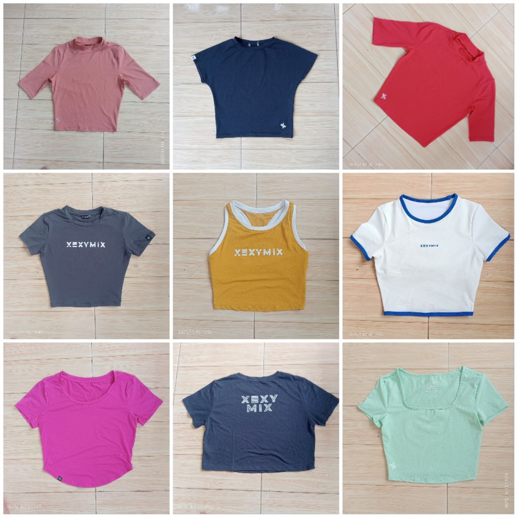 t shirt crop xexymix