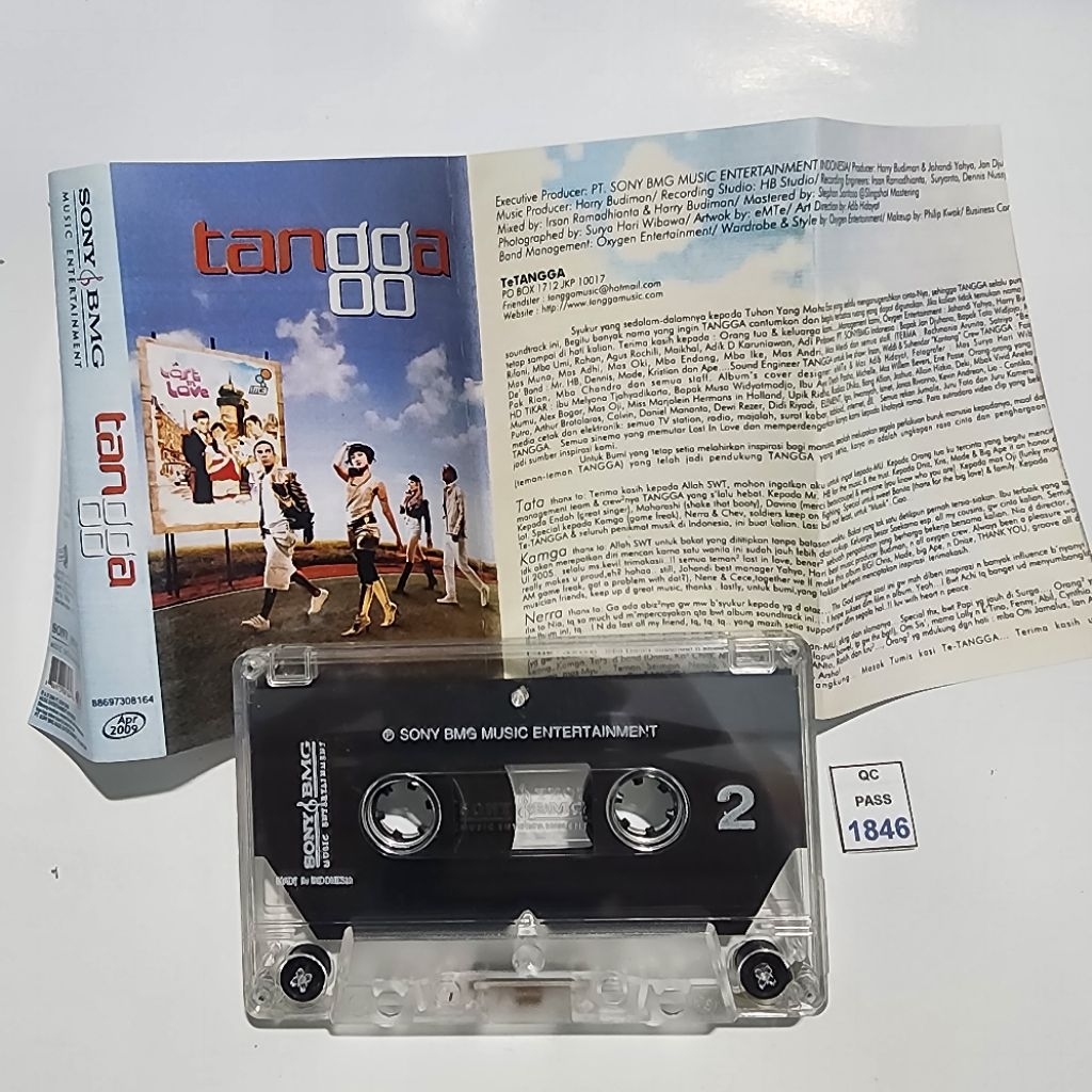 Kaset pita Tangga / Lost In Love (Tanpa Cover)