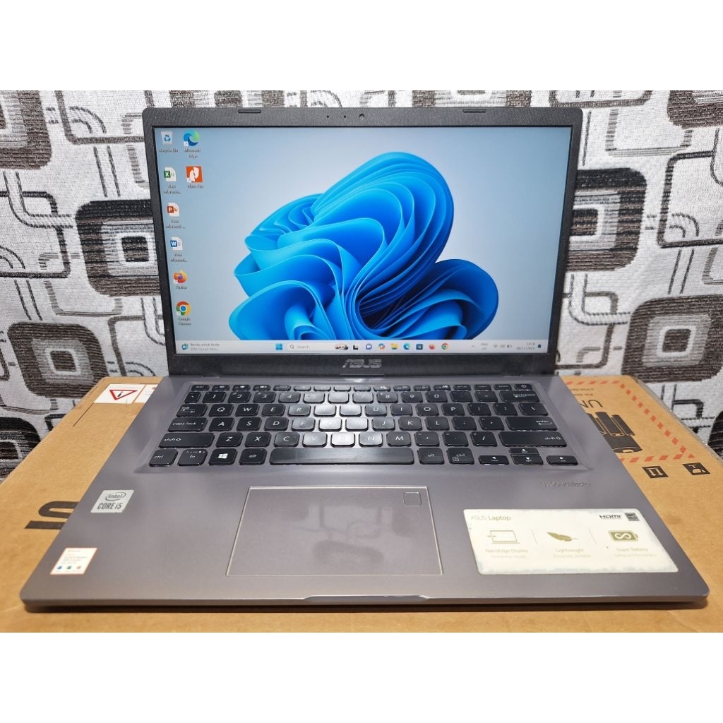 laptop asus core i5 gen 10 ram 8gb layar FHD backlit keyboard